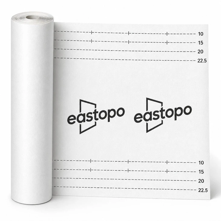 House wrap 60-90gsm white SFS roll with edge scales
